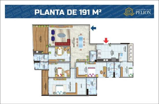 Pelion, apartamentos com 4 a 5 quartos, 191 a 382 m², São Luís - MA