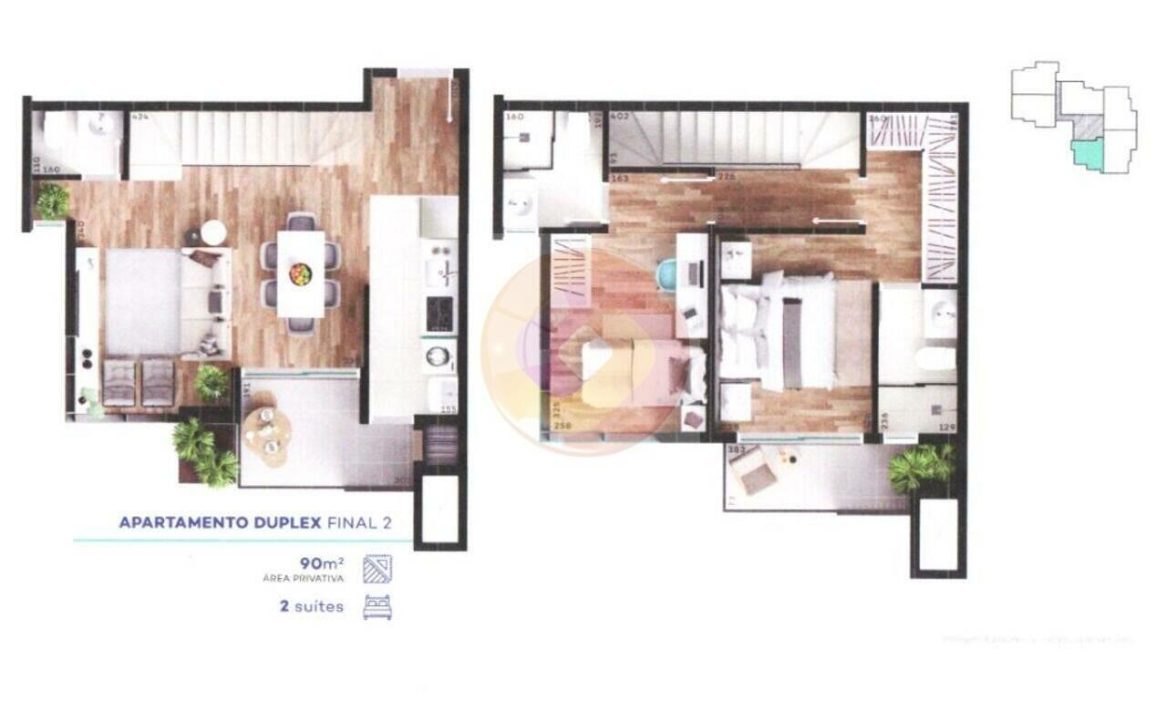 Apartamento Mercês, Curitiba - PR