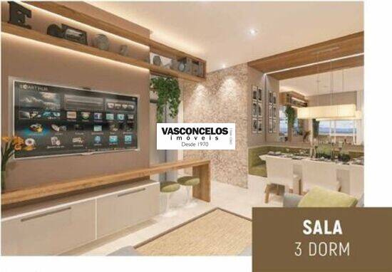Apartamento de 65 m² Parque Residencial Flamboyant - São José dos Campos, à venda por R$ 381.196