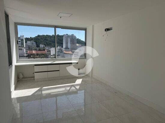 Compartilhamento de imagem - Sala de 32 m² na Rua Gavião Peixoto, 70 - Icaraí - Niterói - RJ, à venda por R$ 520.000