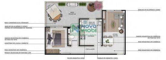 PIAZZA RAVENA, apartamentos com 2 quartos, 44 m², Piracicaba - SP