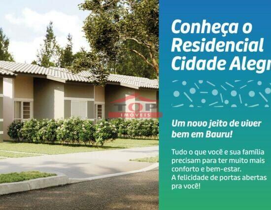 Cidade Alegre Residencial, casas com 2 quartos, 44 m², Bauru - SP