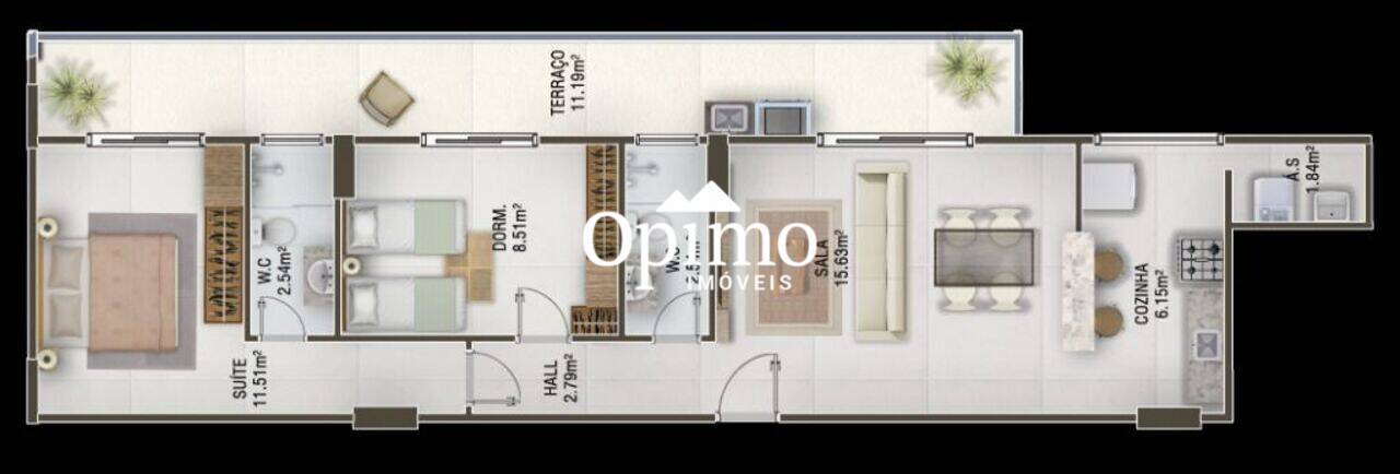 Apartamento duplex Canto do Forte, Praia Grande - SP