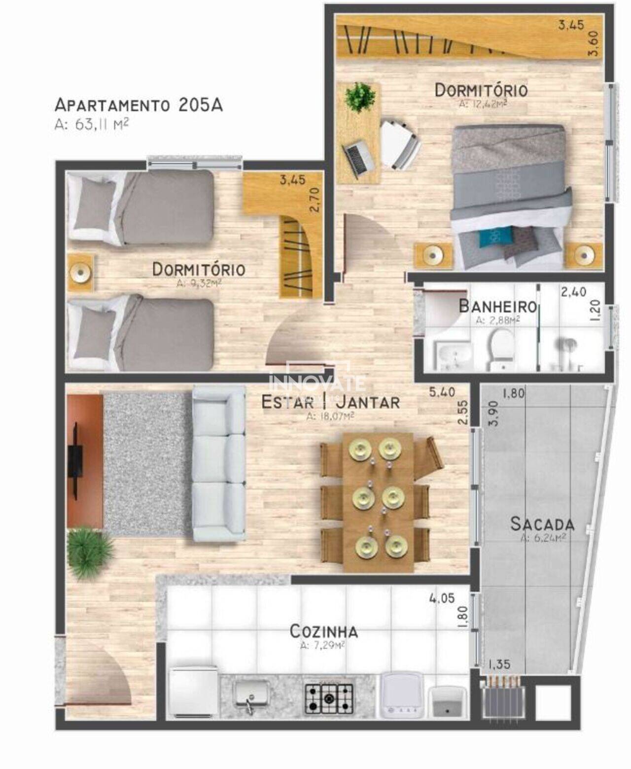 Apartamento Jardim Panorâmico, Ivoti - RS