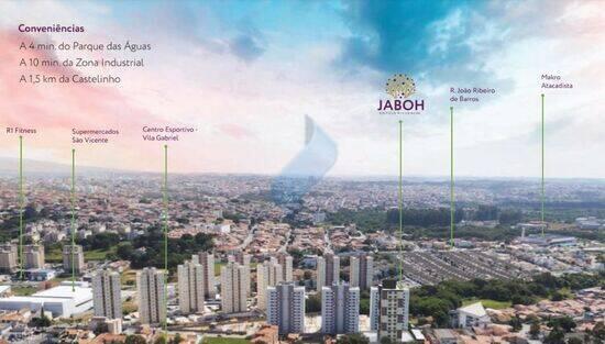 Jaboh, apartamentos com 2 quartos, 53 m², Sorocaba - SP