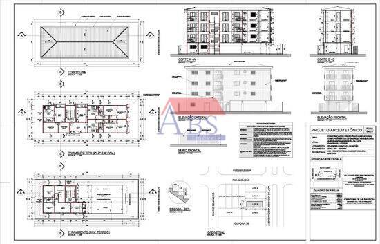 Apartamento de 55 m² Vila Nova - Cubatão, à venda por R$ 252.000