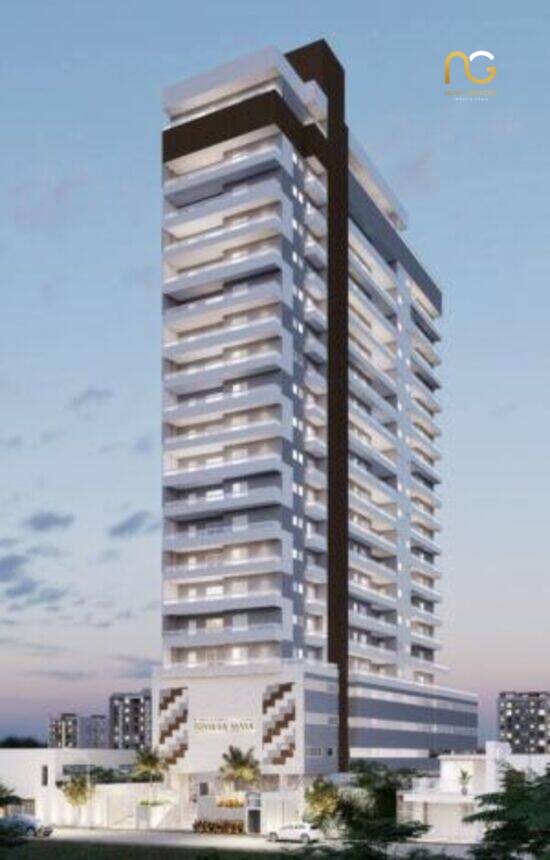 Riviera Maya, apartamentos com 2 quartos, 84 a 95 m², Praia Grande - SP