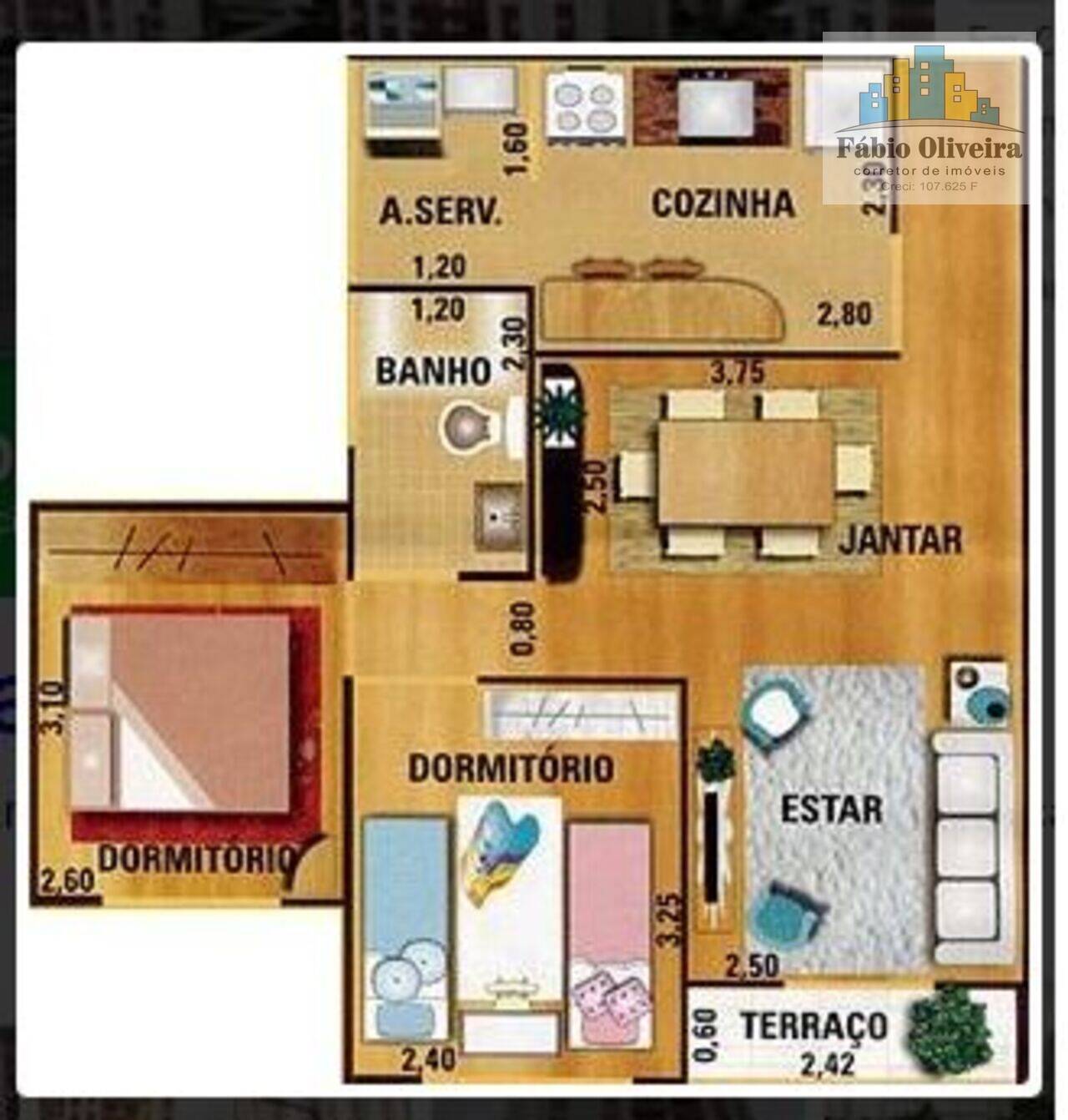 Apartamento Jardim do Estádio, Santo André - SP