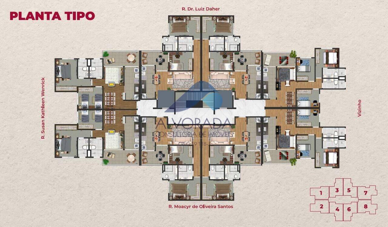 Apartamento Condomínio Residencial Colinas do Paratehy, São José dos Campos - SP