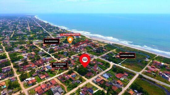 Terreno de 384 m² na 1980 Amambai - Praia Das Palmeiras - Itapoá - SC, à venda por R$ 225.000