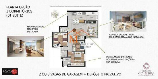 Condomínio Villa de Coimbra, com 2 a 3 quartos, 81 a 135 m², São Paulo - SP