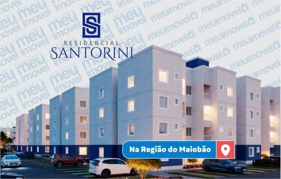 Res. Santorini, apartamentos com 2 quartos, 47 a 53 m², Paço do Lumiar - MA