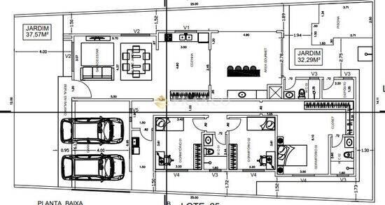 Casa de 195 m² Condomínio Ouro Ville - Taubaté, à venda por R$ 1.200.000