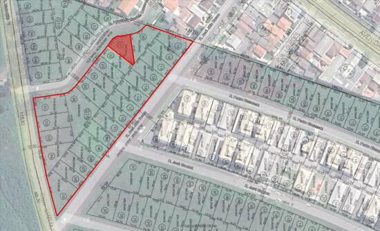 Terreno de 386 m² na Anastácia Gawleta Dobzenski - Costeira - Araucária - PR, à venda por R$ 424.875