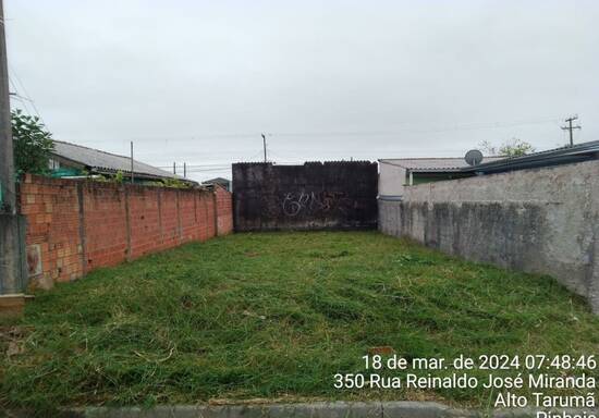 Terreno de 144 m² na Reinaldo José Miranda - Alto Tarumã - Pinhais - PR, à venda por R$ 190.000