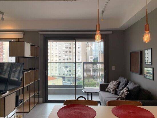 Apartamento de 36 m² Jardim Paulista - São Paulo, à venda por R$ 960.000 ou aluguel por R$ 6.200/mês