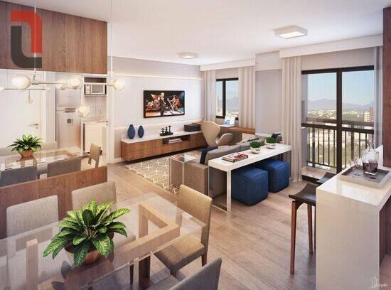 Apartamento de 44 m² na Monsenhor Ivo Zanlorenzi - Ecoville - Curitiba - PR, à venda por R$ 431.600