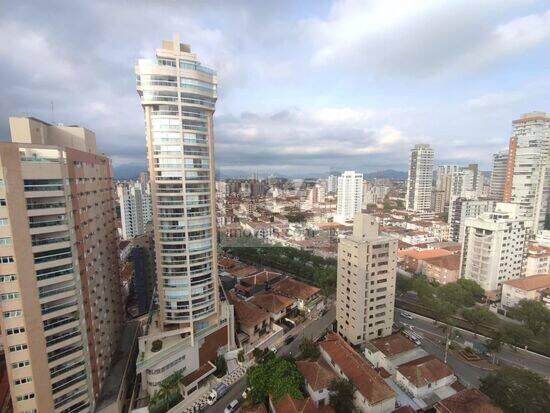 Apartamento de 160 m² Boqueirão - Santos, à venda por R$ 1.065.000