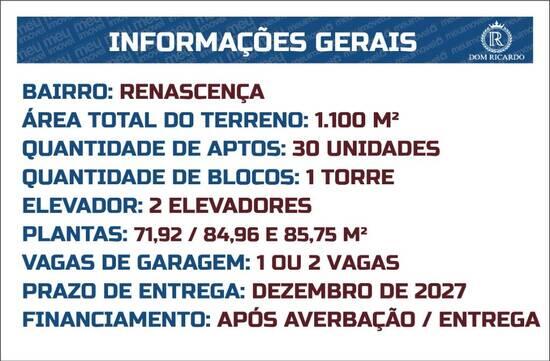 Dom Ricardo, apartamentos com 2 a 3 quartos, 71 a 85 m², São Luís - MA