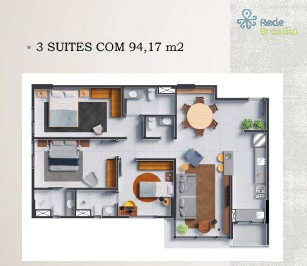 Apartamento Águas Claras, Águas Claras - DF