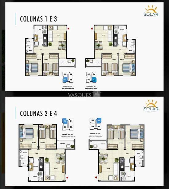 Solar Pimenteiras, com 2 quartos, 51 a 80 m², Teresópolis - RJ