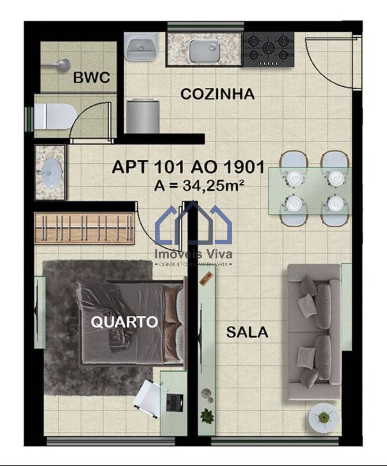 Apartamento Boa Vista, Recife - PE