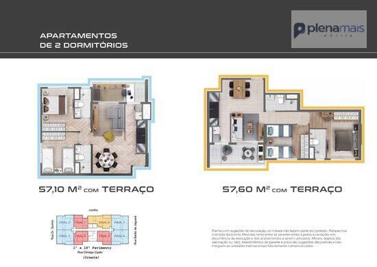Quirino 779, apartamentos com 1 quarto, 40 m², Campinas - SP