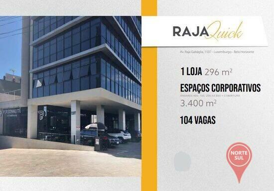 Raja Quick, andares corporativos, 297 a 701 m², Belo Horizonte - MG