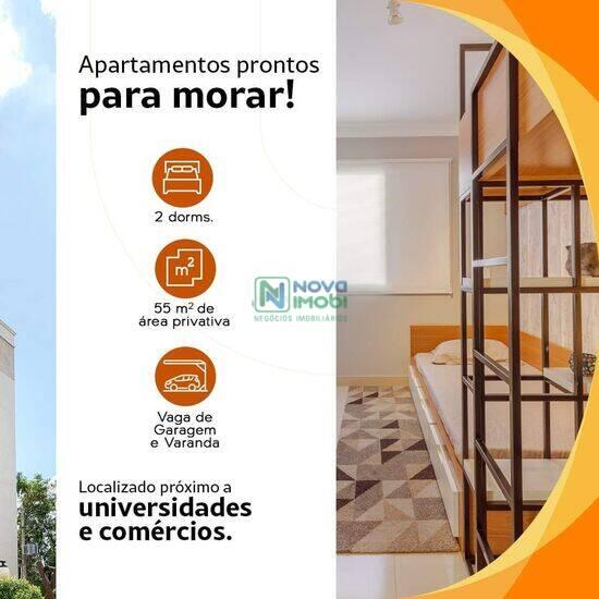 Residencial Las Rocas, apartamentos com 2 quartos, 58 m², Piracicaba - SP