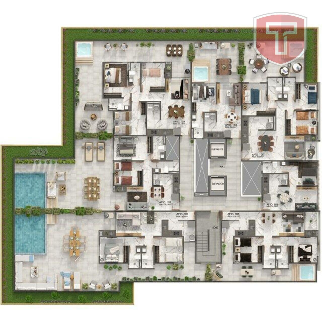Magnifique Ewerton Webber Azevedo - Apartamento com 2 quartos à venda - Jardim Oceania, João Pessoa/PB
