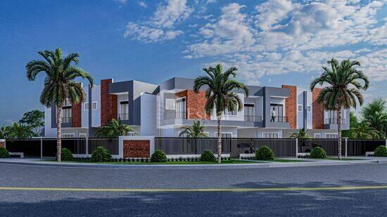 Residencial Hannover, sobrados com 3 quartos, 102 a 110 m², Curitiba - PR