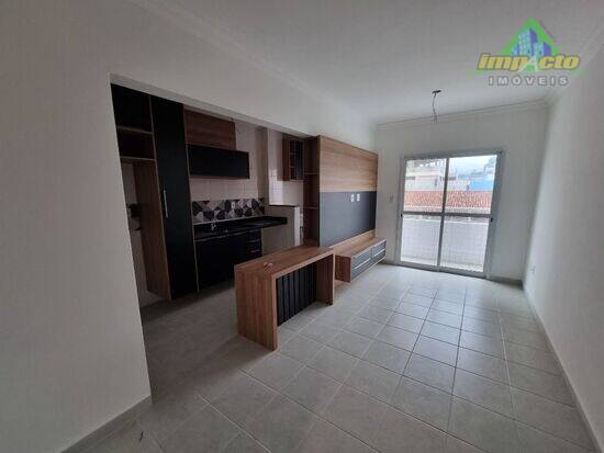 Apartamento de 57 m² Mirim - Praia Grande, à venda por R$ 410.116