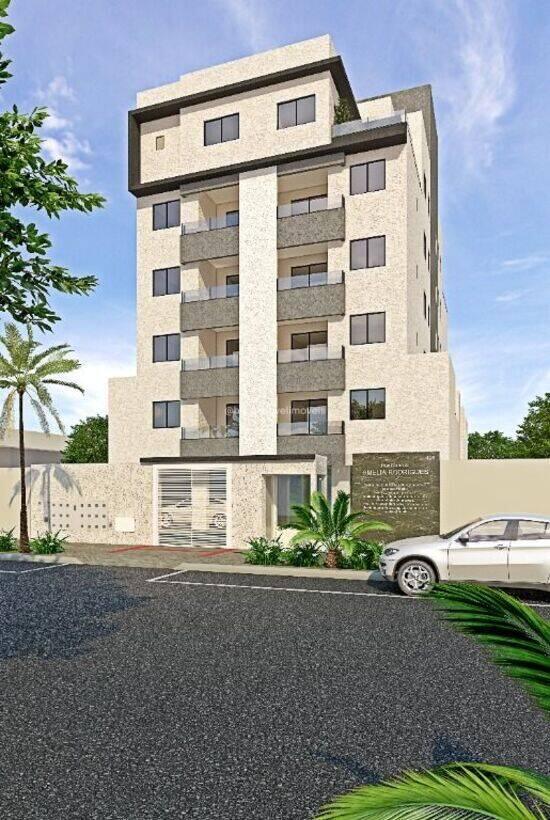 Apartamento de 63 m² Pioneiros Catarinenses - Cascavel, à venda por R$ 315.000