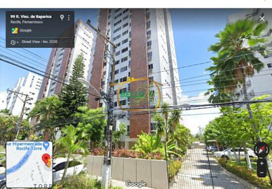 Apartamento de 77 m² na Visconde de Itaparica - Torre - Recife - PE, à venda por R$ 360.000