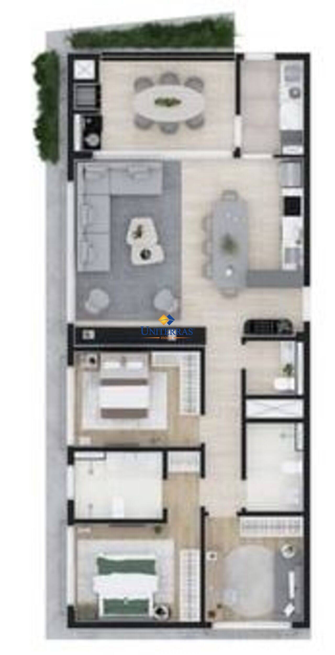 Apartamento Água Verde, Curitiba - PR