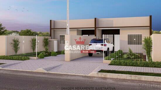 Casa de 86 m² na São Miguel - Santa Terezinha - Fazenda Rio Grande - PR, à venda por R$ 420.000