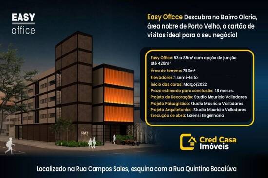 Salas comerciais- Easy Office - Porto Velho - RO, Porto Velho - RO