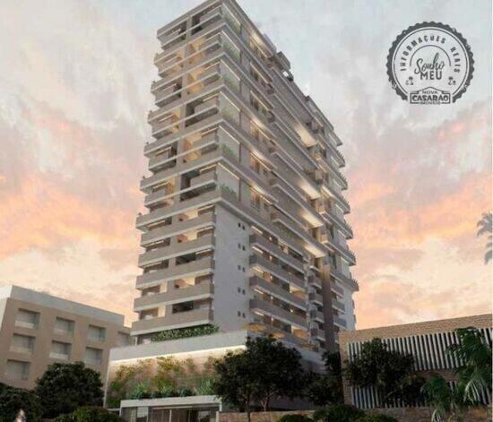 Apartamento duplex de 139 m² Canto do Forte - Praia Grande, à venda por R$ 908.880