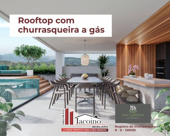 San Gardeno Residence, apartamentos com 2 quartos, 62 a 62 m², Campina Grande - PB